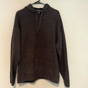 Banana Republic - Organic Cotton Hoody - brown heather - XL - GUC